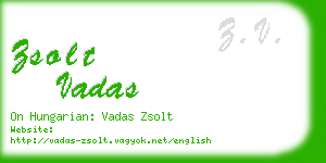 zsolt vadas business card